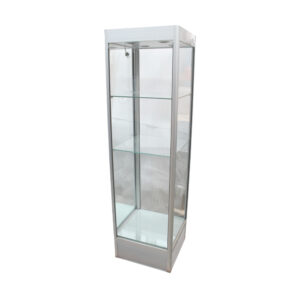 Glas display m. hylder Glas display m. hylder