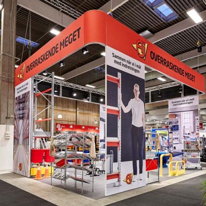 AJ messestand