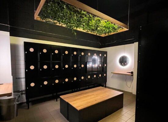 Indretning af omklædningsrum